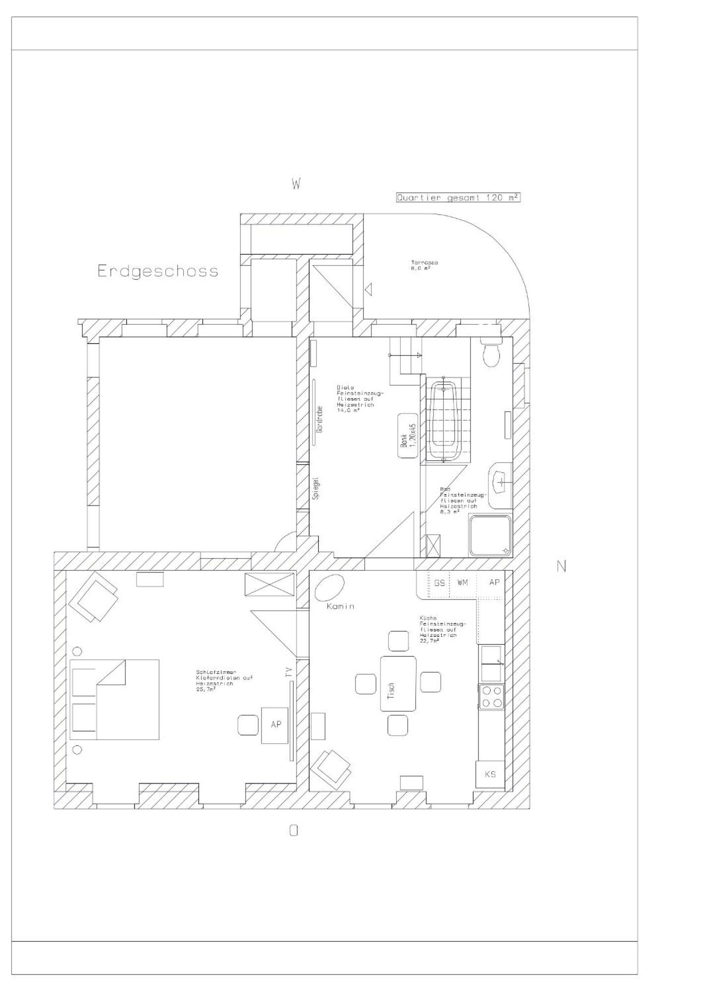 武斯特马克Quartier Im Gutshaus公寓 外观 照片